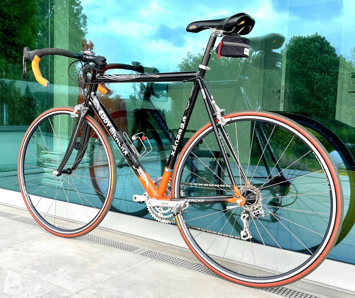 EDDY MERCKX TEAM CAMPAGNOLO C-RECORD CARBON 57', 30 Gänge 2002 usado