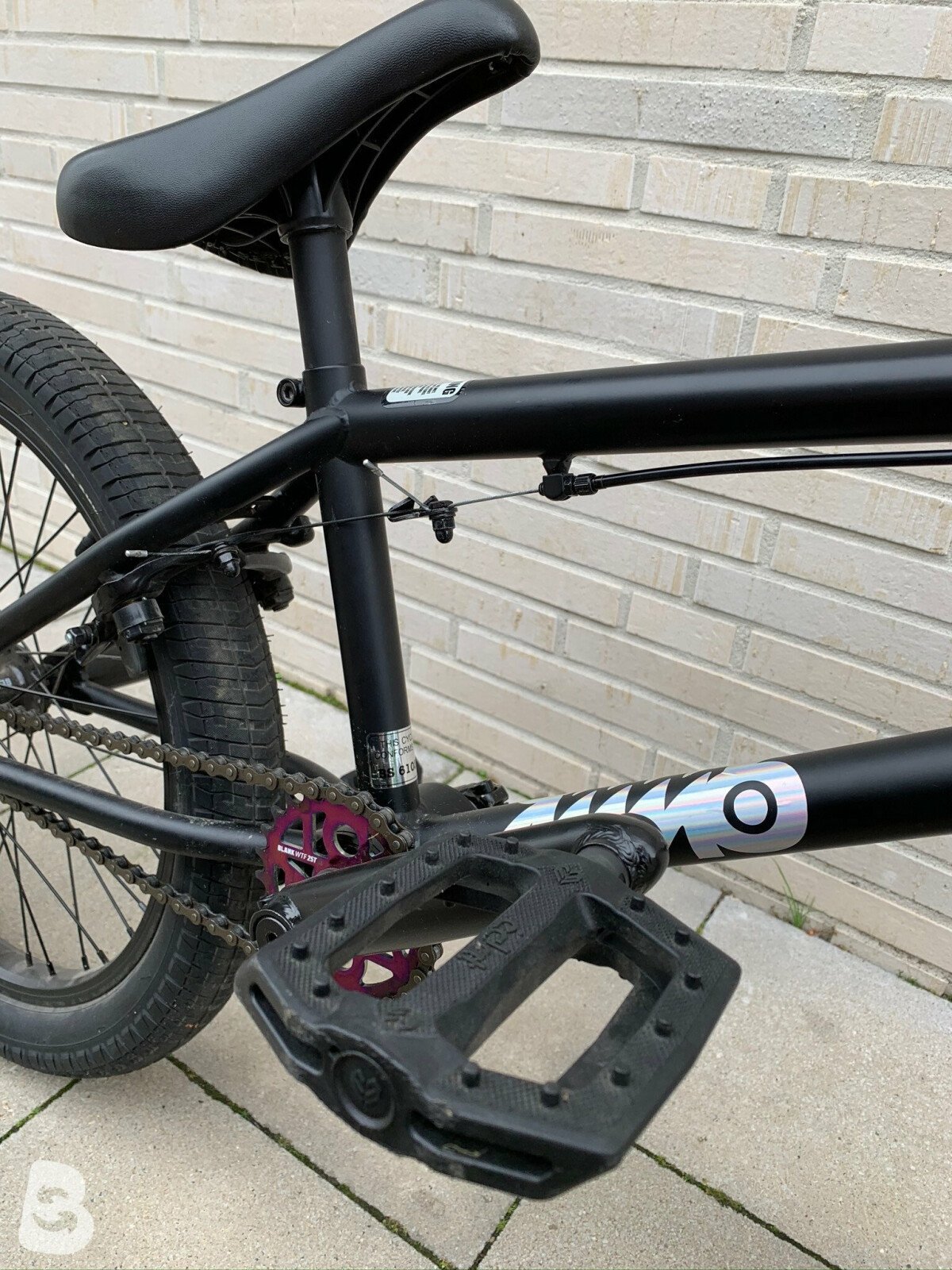 Blank clearance bmx frame