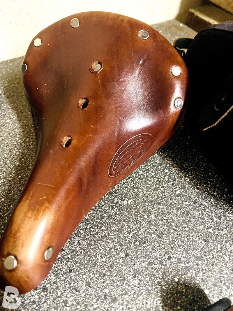 Brooks Retrosattel Flyer mit Feder NP 160,00€ usata