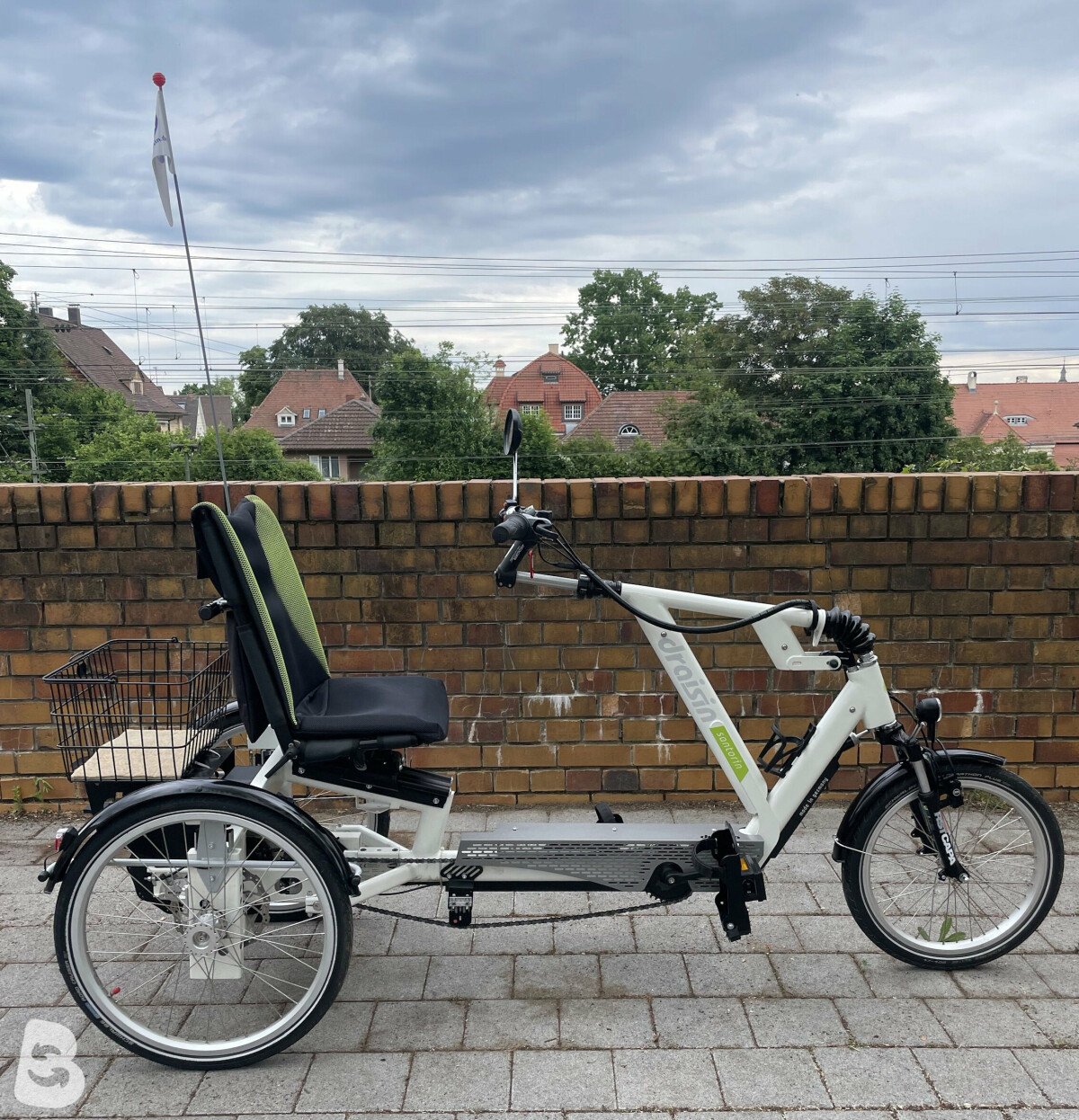 Front Dreirad Für Erwachsene Mit Elektroantrieb Gebraucht Draisin Komfort Elektro Dreirad für Senioren Draisin Santorin L 2018 used