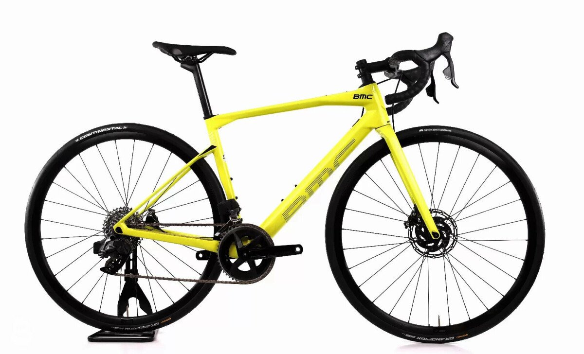 Yellow bmc best sale road bike