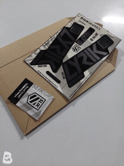 RockShox Slik Graphics Decals - RockShox Lyrik