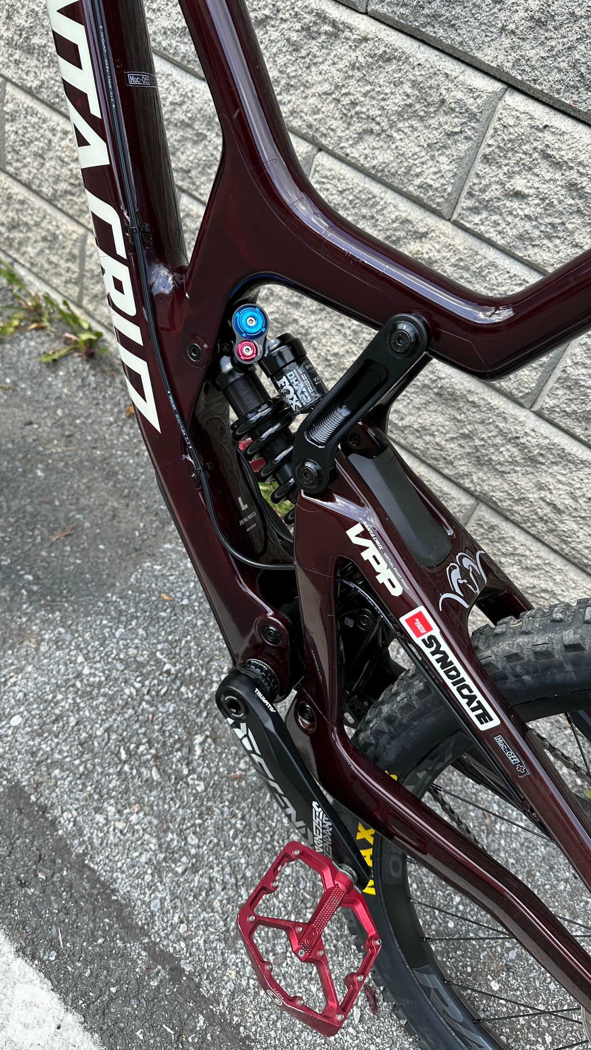 Santa cruz v10 discount oxblood