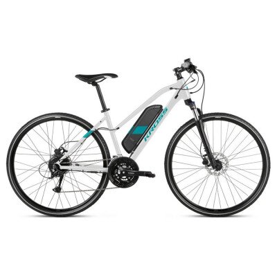 Kross Evado Hybrid 1.0 D white turquoise 2022