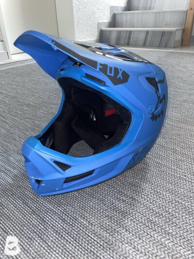 Fox Racing Rampage Pro Carbon Moth MIPS blue/black 2018
