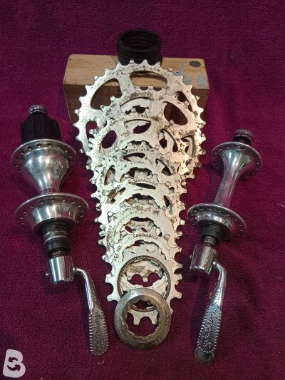Mozzi e pacco pignoni Campagnolo Olympus mtb, mountain bike, vintage