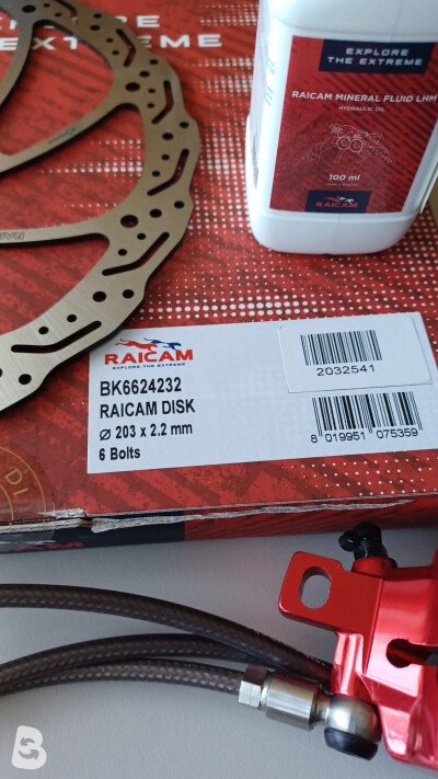 Raicam RGR Racing Kit Freno 2+2 dischi 203 mm 2,2 mm 2026