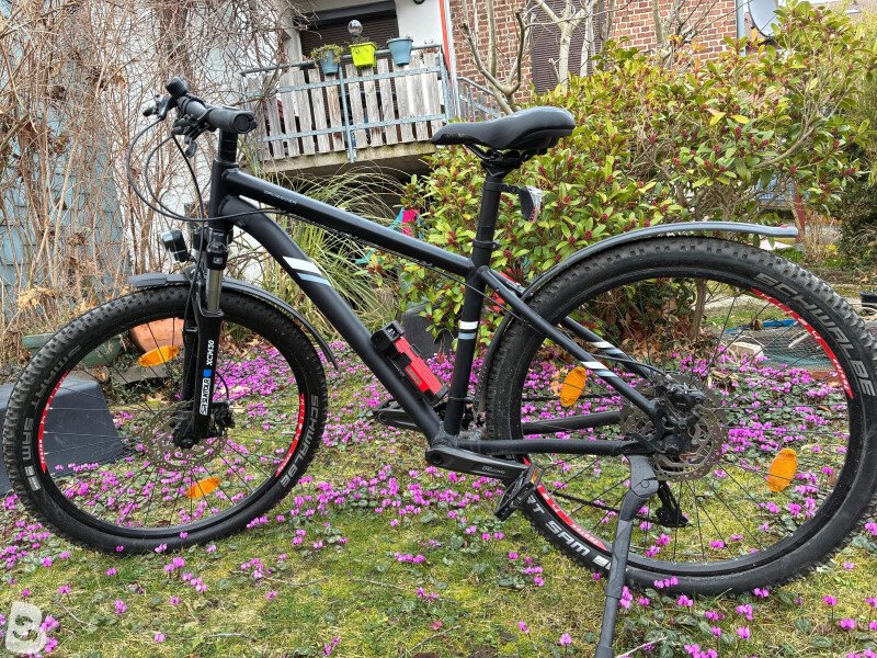 mountainbike für erwachsene HILAND 27,5 Zoll Mountainbike, 18 Gang Erwachsenen-Mountainbike mit V-Brakes, MTB Männer Frauen, Grau Sport & Freizeit deuter Velo 12 Fahrradrucksack, _mechanic_archive_check_1787416038 Colour:Yellow Copper/Blue