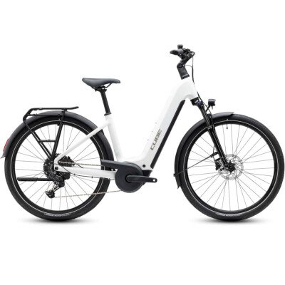 Cube Touring Hybrid ONE 600 metallicwhite´n´chrome Easy Entry 2027