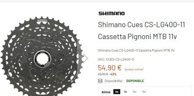 Shimano Cues CS-LG400-11