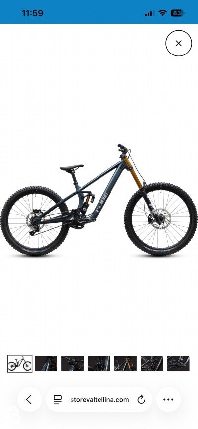 Cube two15 slx Frame 2027