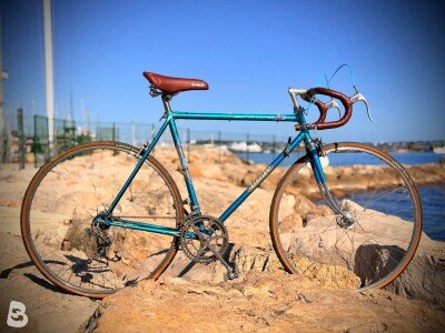 Gitane Vélo route vintage / Vintage Road Bike – Taille L – Huret – Cadre acier 1980