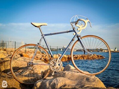 Olmo Vélo route vintage / Vintage Road Bike – Taille L – Simplex – Cadre acier 1980