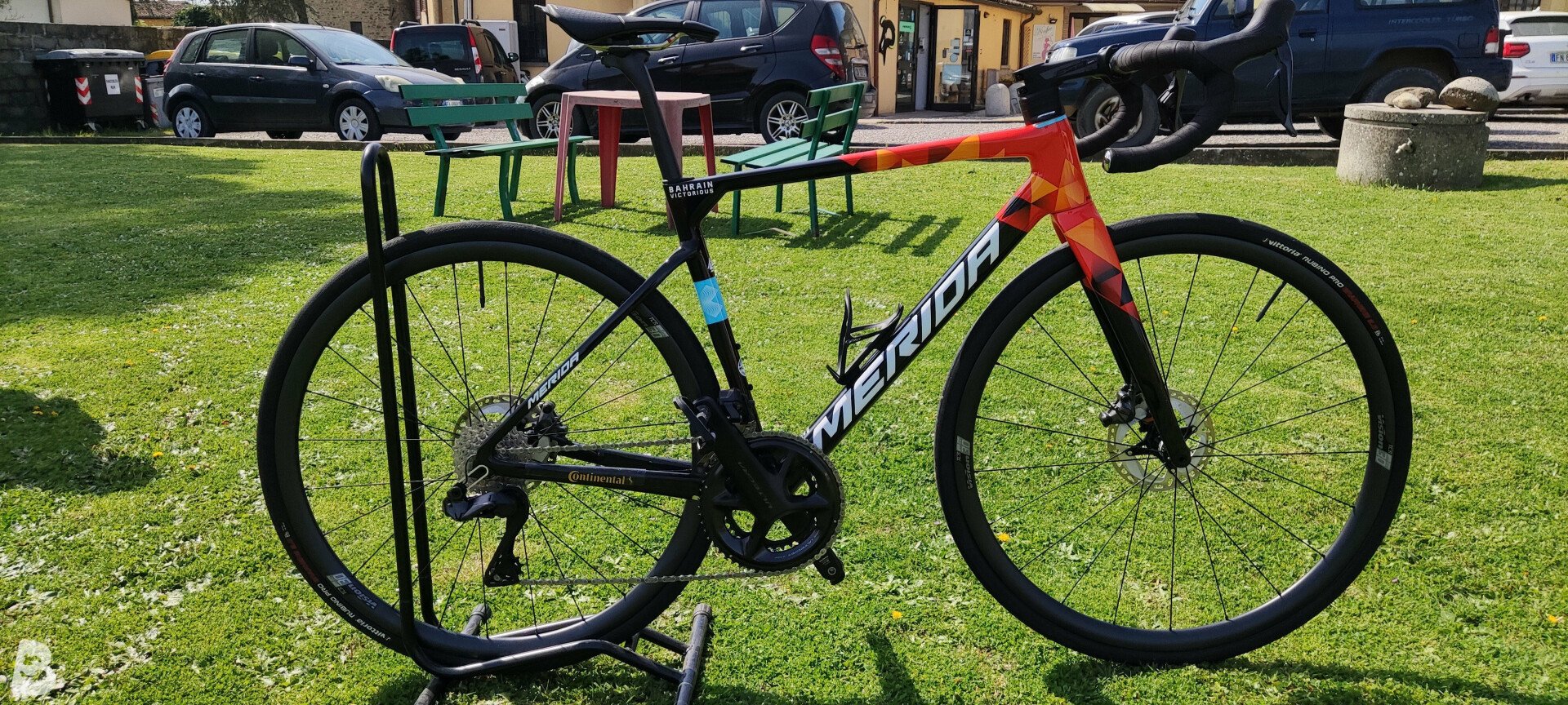 Bahrain Victorious Merida Bahrain Team Bike Scultura 2024 Team