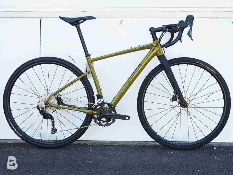 Cannondale TOPSTONE　緑　ライト付 Cannondale Topstone Carbon Neo Lefty 1 2021 first ride