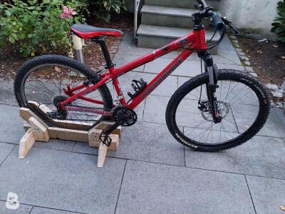 ビンテージMTB cannondale F6 人気のネオン グリップワイヤー新品