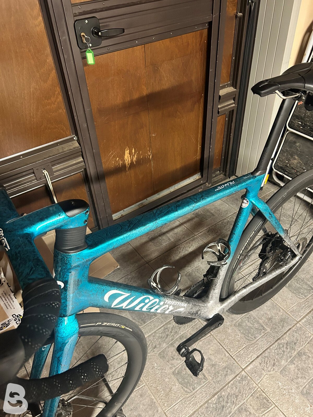 支給品　ネックウォーマー　ASTANA-Premier Tech　アスタナ　21 サイクルジャージ ネックカバー　バフ Wilier ウィリエール プレミアテック Wilier Filante Slr Team Astana 2023 used