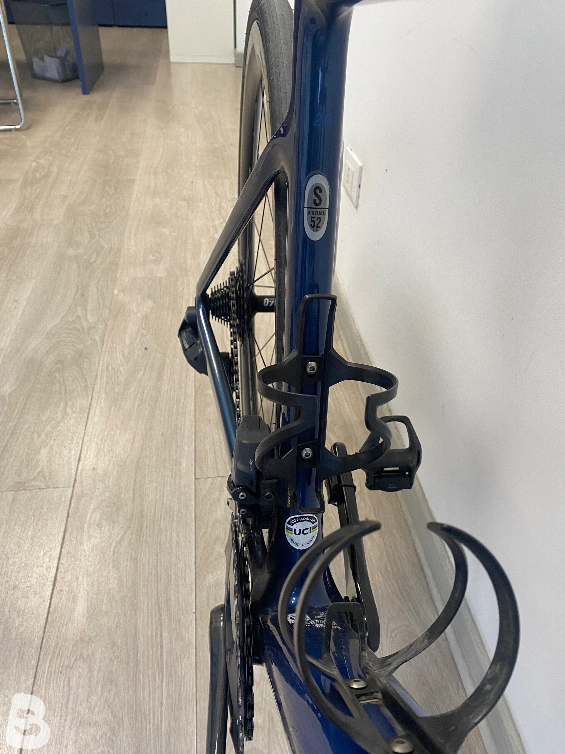 Road Bike Scott Addict 20 Disc Dark Blue Blue Bike Review Scott