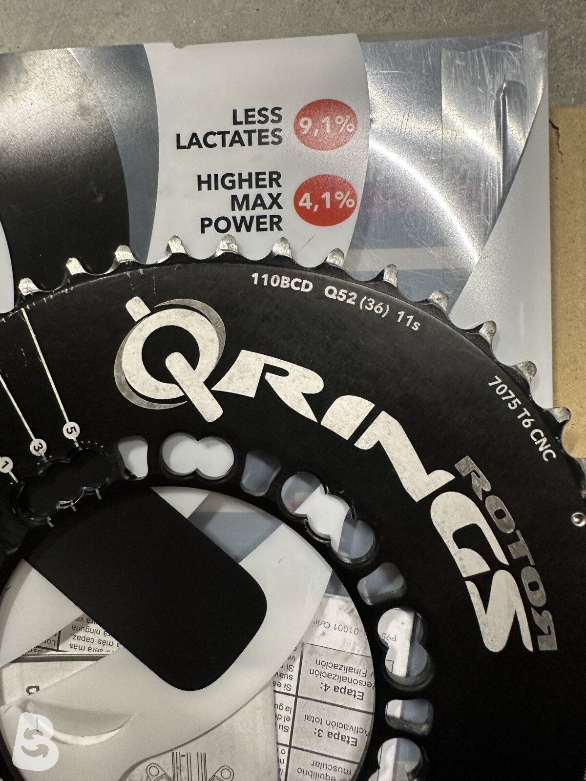 Rotor Q rings 52-36 used